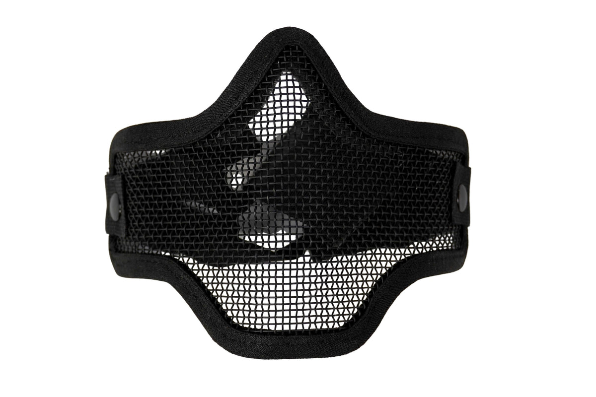REBEL PRECISION STEEL LOWER FACE MASK BLACK