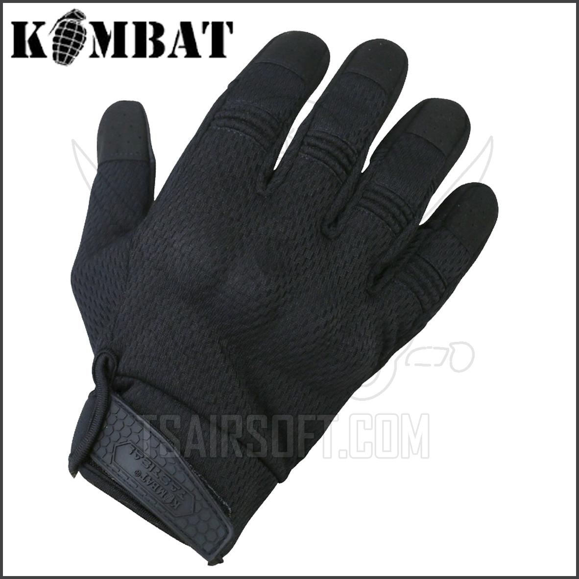 KOMBAT RECON TACTICAL GLOVES - BLACK