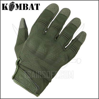 KOMBAT RECON TACTICAL GLOVES - OD GREEN