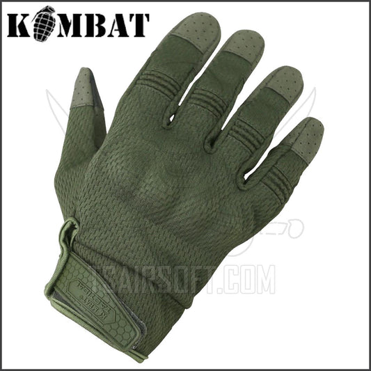 KOMBAT RECON TACTICAL GLOVES - OD GREEN