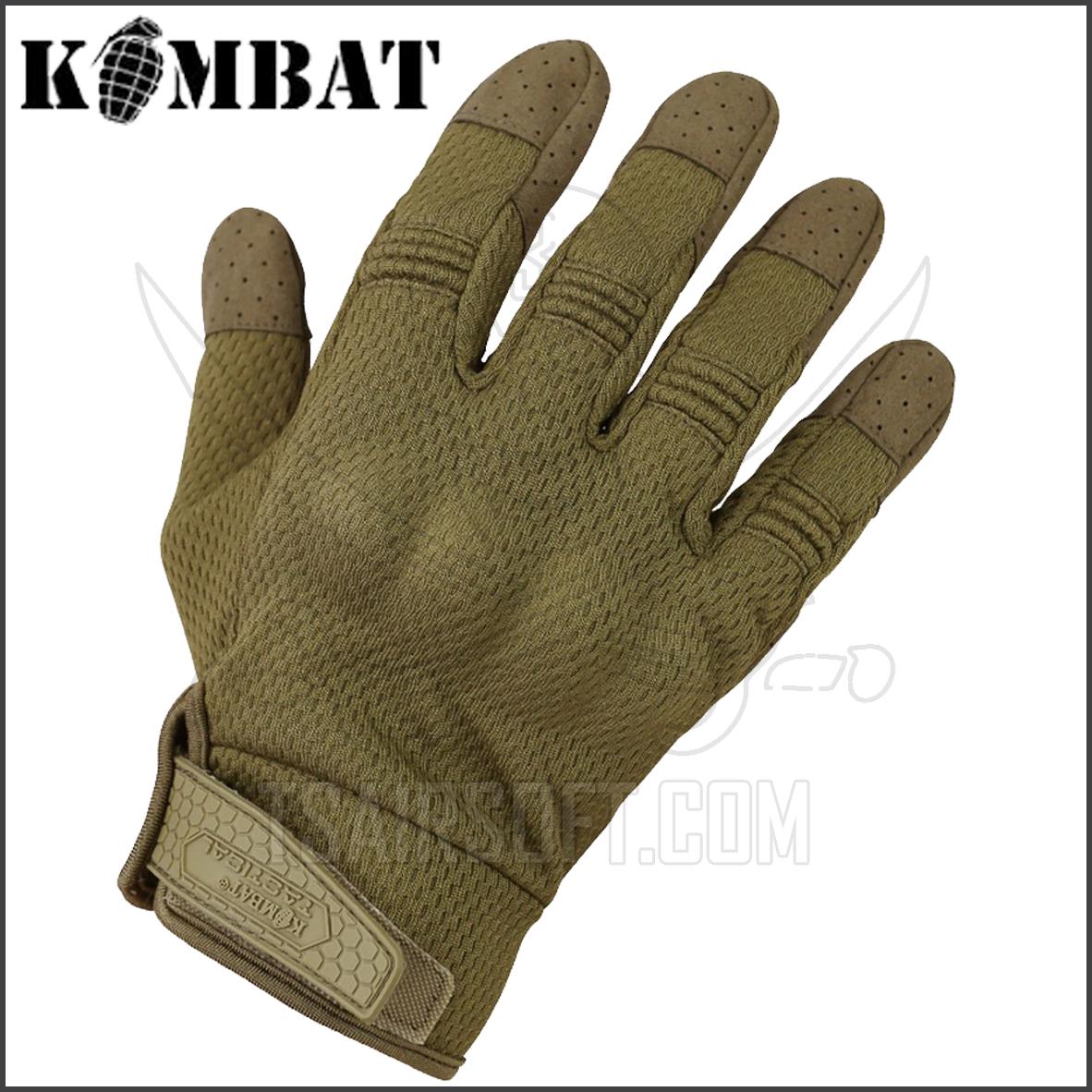 KOMBAT RECON TACTICAL GLOVES - TAN