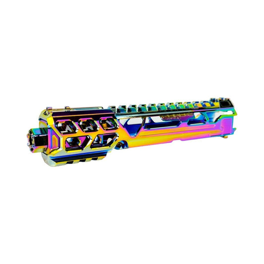 CTM AAP-01/C FUKU-2 CNC UPPER SET - SHORT CUTOUT VERSION V2 - ELECTROPLATED RAINBOW