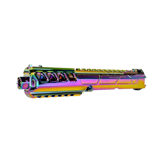 CTM AAP-01 FUKU-2 CNC UPPER SET - LONG NORMAL VERSION V2 - ELECTROPLATED RAINBOW