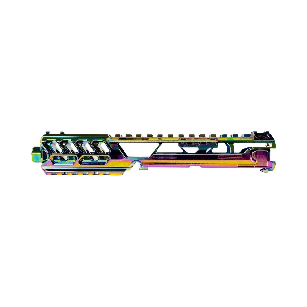 CTM AAP-01/C FUKU-2 CNC UPPER SET - LONG CUTOUT VERSION V2 - ELECTROPLATED RAINBOW
