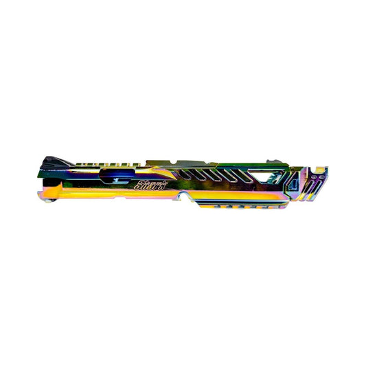 CTM AAP-01 FUKU-2 CNC UPPER "SHARK" - ELECTROPLATED RAINBOW