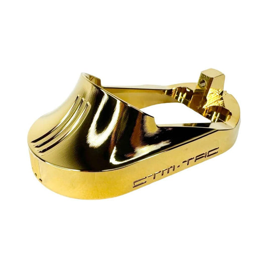 CTM AAP-01/C CNC LARGE FLARED MAGWELL - ELECTROPLATED GOLD (ALSO FITS G/EU SERIES)
