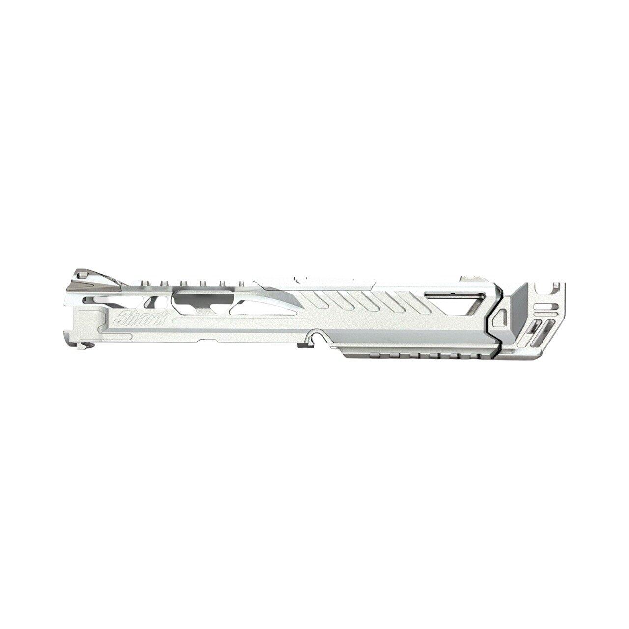 CTM AAP-01/C FUKU-2 CNC UPPER - SHARK CUTOUT - SILVER