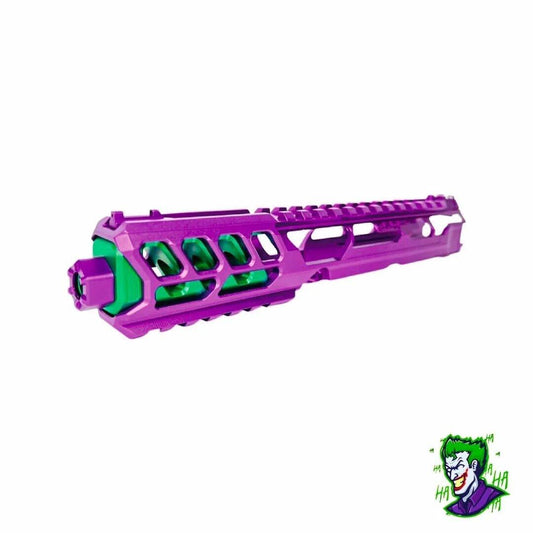 CTM AAP-01/C FUKU-2 CNC UPPER SET - LONG CUTOUT VERSION V2 - VIOLET/GREEN