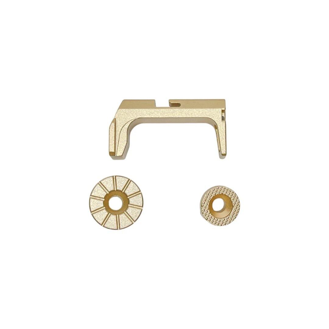 CTM FUKU-2 FRAME CNC MAGAZINE RELEASE SET - CHAMPAGNE GOLD (AAP-01/C)