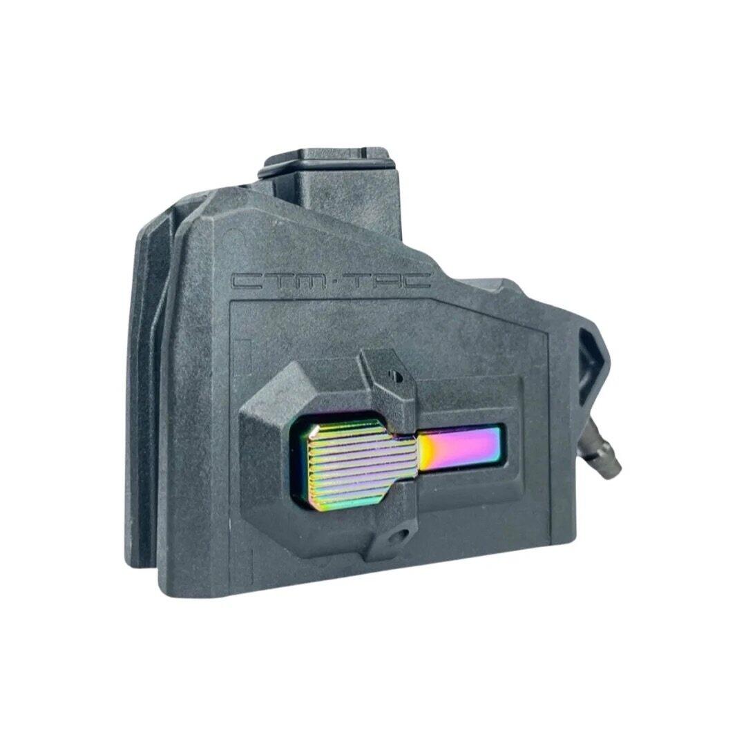 CTM AAP-01/C HPA M4 MAGAZINE ADAPTER (ALSO FITS G/EU SERIES) - BLACK/ELECTROPLATED RAINBOW