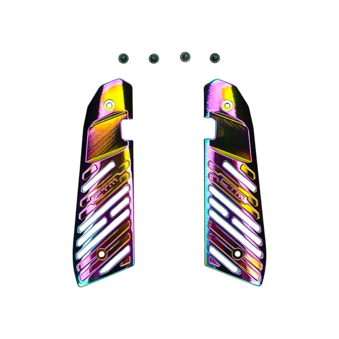 CTM FUKU-2 FRAME CNC SIDE PANEL (AAP-01/C) - ELECTROPLATED CHAMELEON