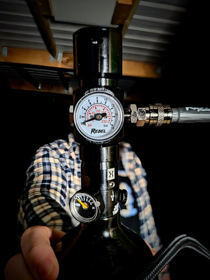 REBEL SURGE HPA REGULATOR (0-150PSI DOUBLE OUTPUT)