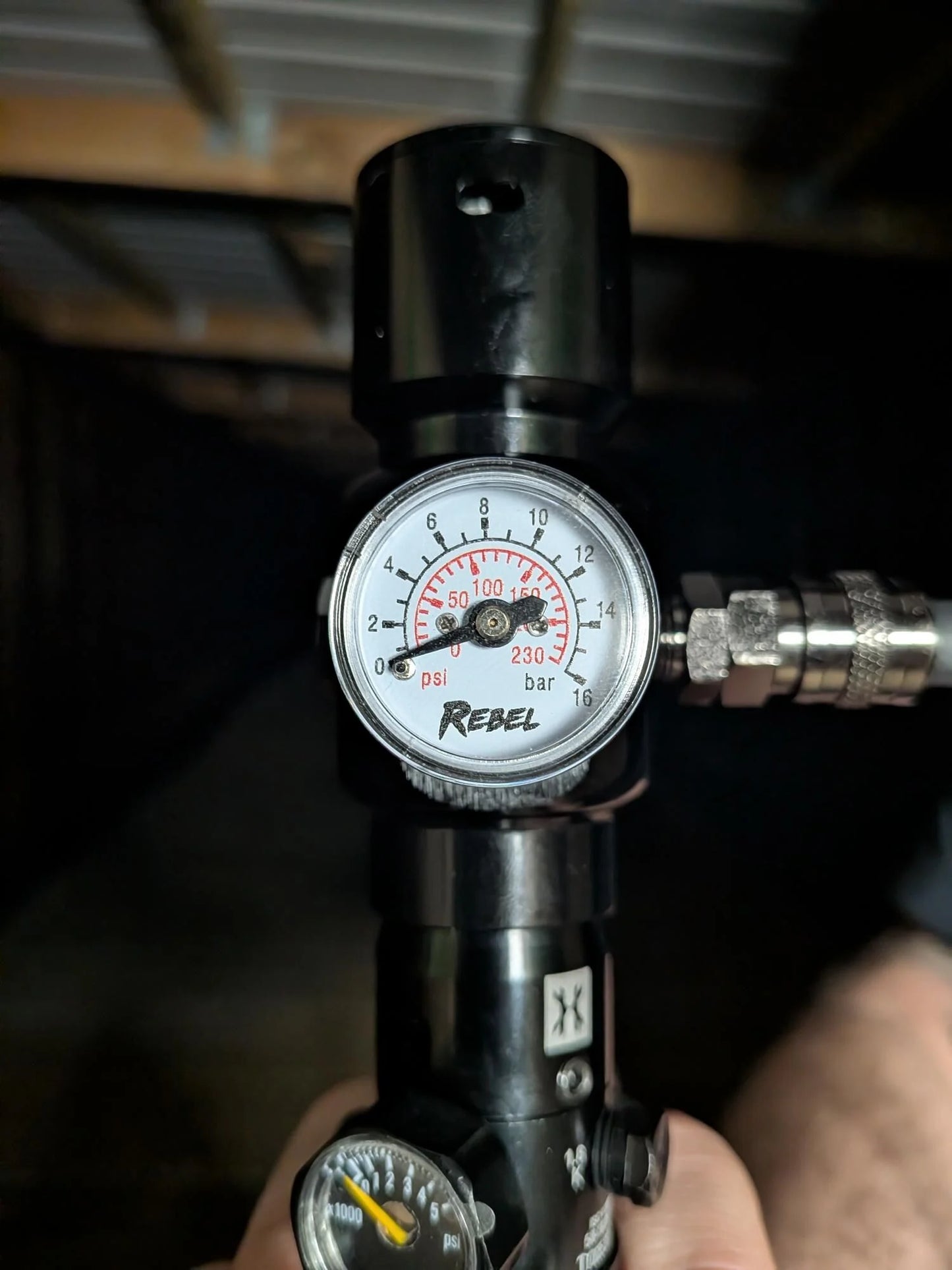 REBEL SURGE HPA REGULATOR (0-150PSI DOUBLE OUTPUT)