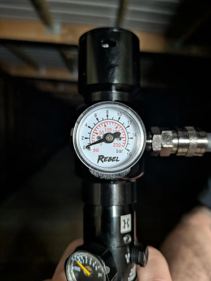 REBEL SURGE HPA REGULATOR (0-150PSI DOUBLE OUTPUT)