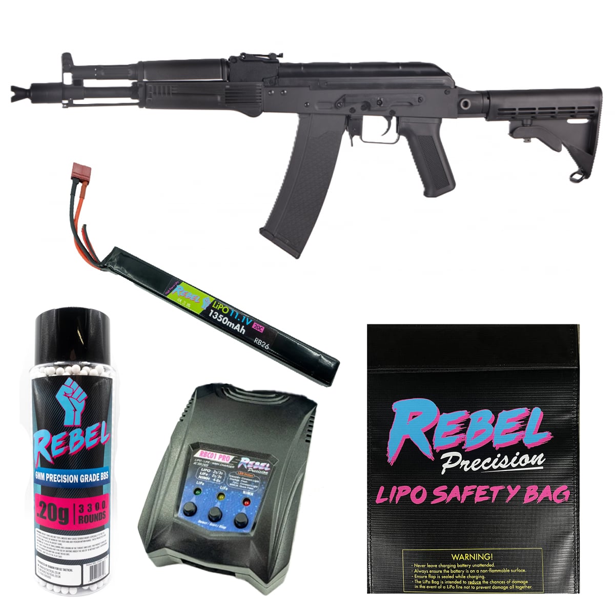 Raven Evolution NEO AK105-TAC AEG Bundle